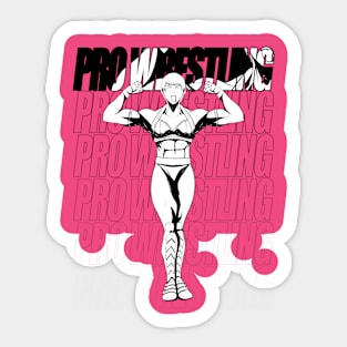 SSv1 Pro-Wrestling FeMale Graphic Sticker